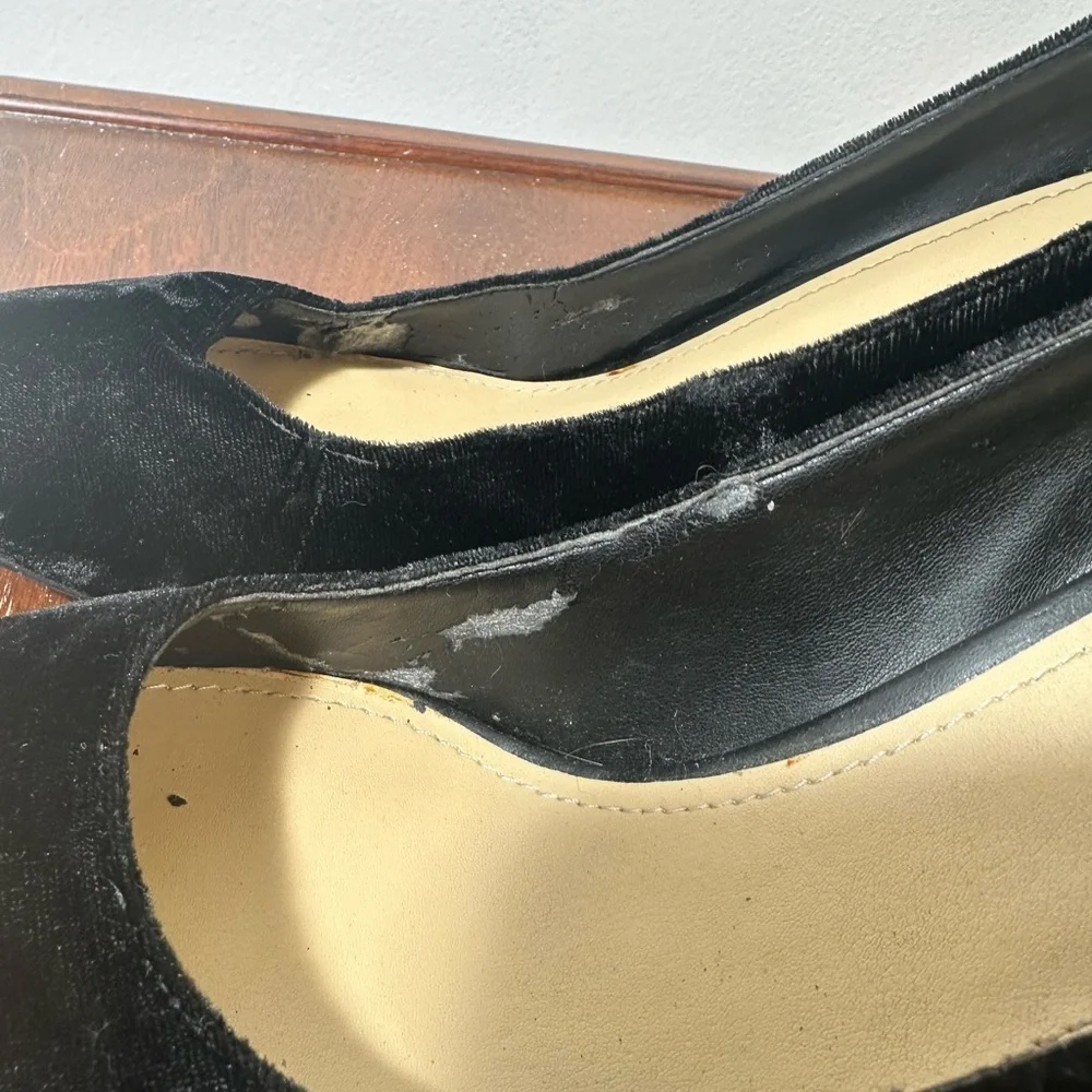 Marc Fisher Elegant Black Velvet Women's Heels - Picture 9 of 11